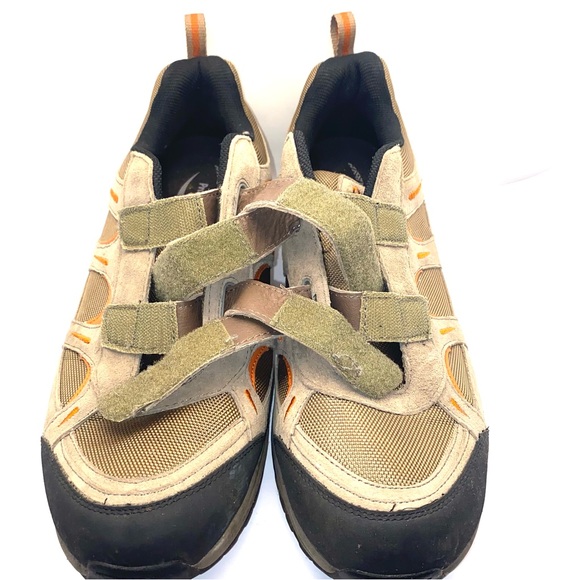 Propet Connelly Hiking/Trail Shoes Gunsmoke and Orange Men's Size 14 xx5E - Picture 3 of 6